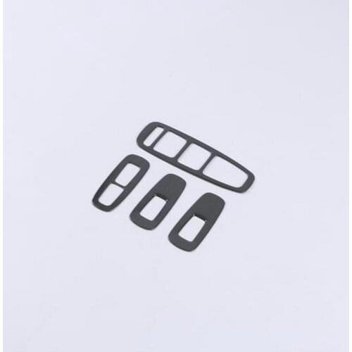 STYO Car stainless steel Door Window Switch Panel Cover Trim For LHD Hyundai1Sonata DN8 2020 2021