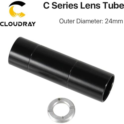 Cloudray C Series CO2 Lens Tube Outer Diameter 24mm for Lens Dia.20mm FL50.8/63.5/101.6MM for CO2 Laser Cutting Machine