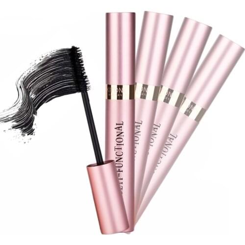 4D Silk Fiber Mascara Waterproof Mascara eyelashes extended black bushy long eyelash cosmetics