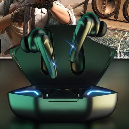 TWS Bluetooth 5.0 Headphones Gaming Headsets Low Latency Sports Waterproof Wireless Earphones Noise Cancelling Earbuds Gamer