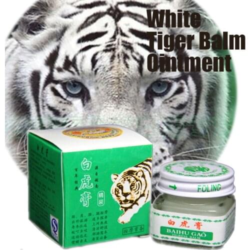 Vietnam White Tiger Balm For Headache Toothache Patch Cream Body Neck Massager Meridians Stress Pain Relief Arthritis Cream
