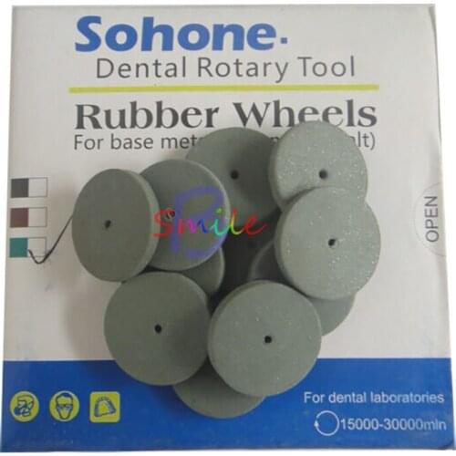 High Quality Dental Rubber Polishing Wheels for Dental Jewelry Rotary Tool Polishing Disc Jewelry Buffing Red and Green