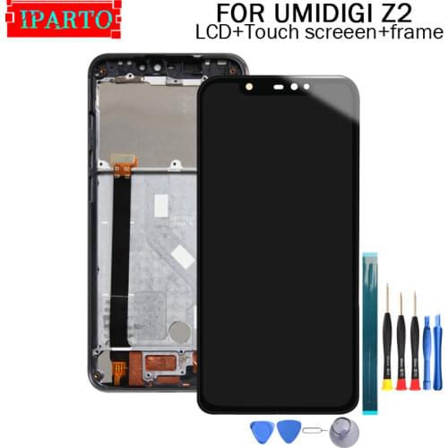 UMIDIGI Z2 LCD Display+Touch Screen Digitizer +Frame Assembly 100% Original LCD+Touch Digitizer for UMIDIGI Z2