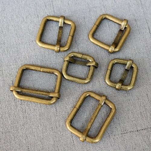 100 Metal Clasps 15mm 20mm 25mm Straps Buckle Adjuster Tri Glides For Bag Belt Loop Hardware Dog Backpack Clasp Accessory