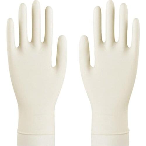 100Pcs Thicken Disposable Gloves Universal Latex Food Safe Rubber Waterproof Anti-static Tattoo Gloves