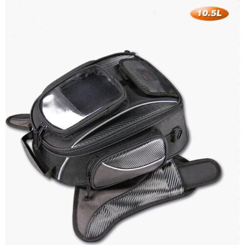 2017 Komine sa-051 10.5 litre oil magnetic Tank Bag Motorcycle oil tank bag saddle bAG large