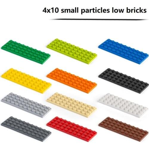 4x10 5pcs small particles low bricks Assemble building blocks Compatible with multi-brand blocks DIY