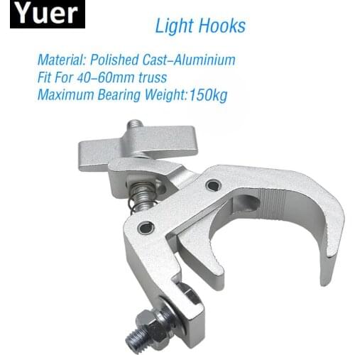 Aluminum LED Stage Light Hook Fit For 40-60mm Disco sound party lights hook PAR Moving Head Light Hook Equipment Security Clamp