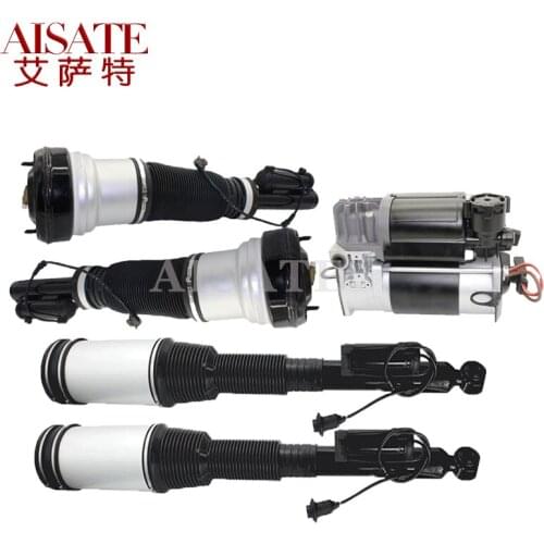 1Set For Mercedes Benz W220 Air Suspension Shock Absorber Air Strut With Compressor Pump2203202438 2203202338 2203200104