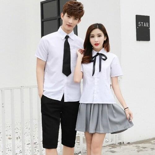 Students Summer School Uniforms Short Sleeve Suit Japanese School Uniform Navy Sailor School Costumes Boy Girls Class Wear D0227