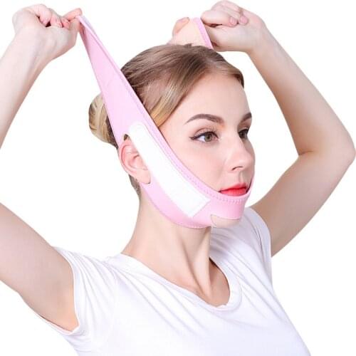 Face Slim V-Line Lift Up Mask Cheek Chin Neck Slimming Thin Belt Strap Beauty Delicate Facial Thin Face Mask Slimming Bandage