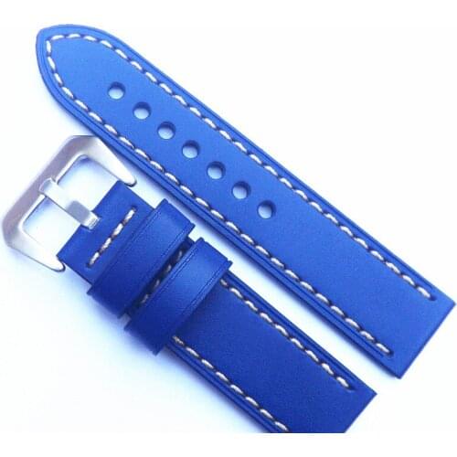Wholesale 10pcs/lot 20mm 22mm 24mm genuine leather Watch band watch straps good quality new -071801