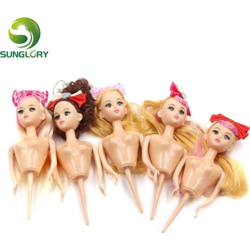 Plastic Bobbi Doll Cake Mold Toppers Girls Dress Cake Doll Birthday Sugarcraft Fondant Cake Decorating Tools Wedding Decoration