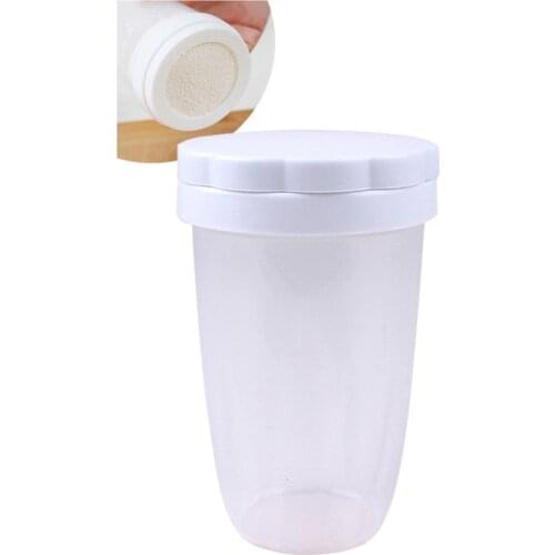 Plastic Hand-held Powder Shaker Mesh Flour Bolt Sifter Manual Sugar Icing Shaker Baking Shaker Sieve DIY Kitchen Tool