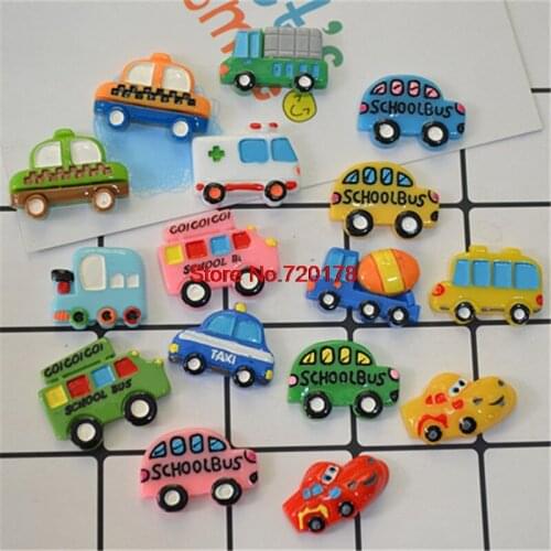 Come back to school flatback resin school bus cabochons kawaii for DIY Embellishments 30pcs QGRE26