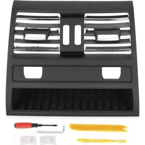 7 pcs Rear Air Conditioning Vent Grille 64229158312 Fits for 5 series F18 mid-term modification 2014 2015 2016 2017 ABS + PA
