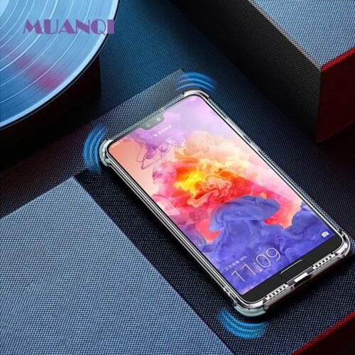Luxury Soft TPU silicone case For Huawei P smart 2019 Mate 9 10 20 P10 P20 P30 Pro Honor 8 9 10 Lite Anti-fall cover clear cases