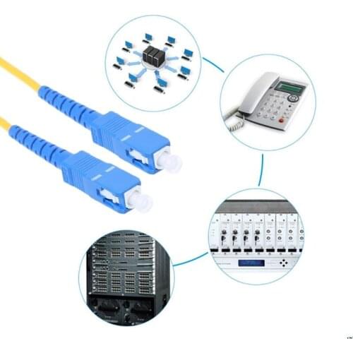SC/UPC-SC/UPC-SM 3mm Fiber Optic Jumper Cable Single Mode Extension Patch Cord