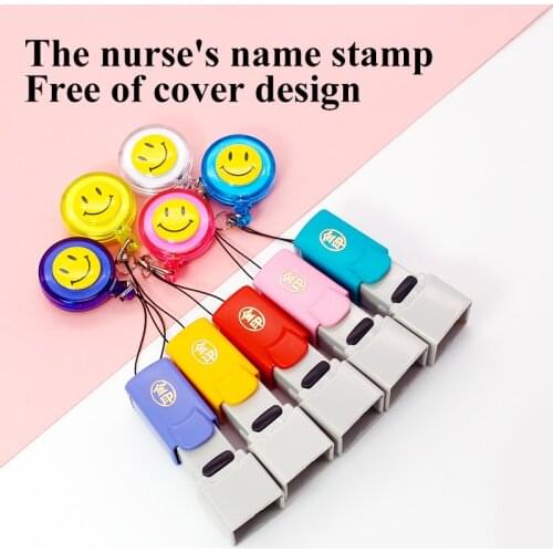 Personal Name Stamp Handwritten Signature Stamp Lettering Personality Art Design Signature Steal Nurse Name Private Production