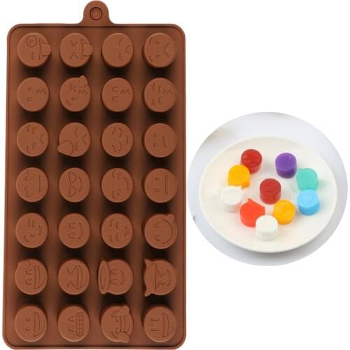 Silicone Mold For Chocolate QQ Candy Pudding Baking Accessories Fondant Silicone Cake Decoration DIY Molds 3 COLOR