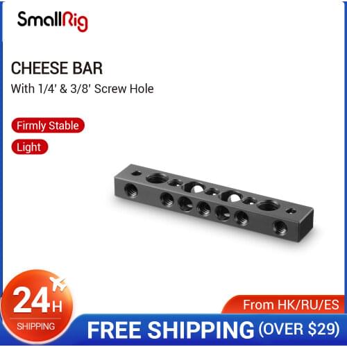 SmallRig Cheese Bar with 1/4 Inch and 3/8 Inch Screw Hole For Red Camera -1091