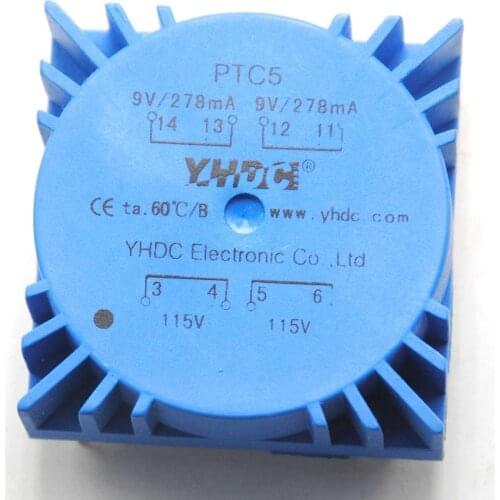 5VA Toroidal Voltage Transformers Audio Potting Transformer Dual 115V Input PTC5