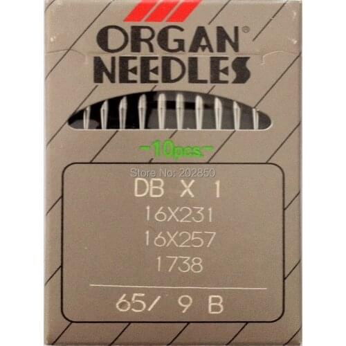 Japanese Original Organ Brand Needles DBX1,65/9 B,20Pcs/Lot,For Simple Lockstitch & Computerized Lockstitch Sewing Machines