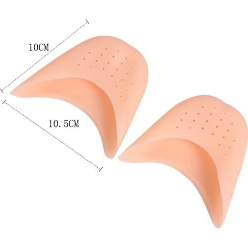 1 pair Ballet silicone Gel toe protection Toe Support Ballet Shoe Covers thick super soft rubber SEBS High Heels Pointed Toe Pad