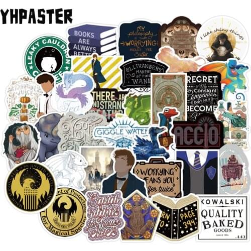 10/30/50Pcs Fantastic Beasts and Where to Find Them Niffler Stickers For Motorcycle Laptop Skateboard Mobile Guitar Manual Album