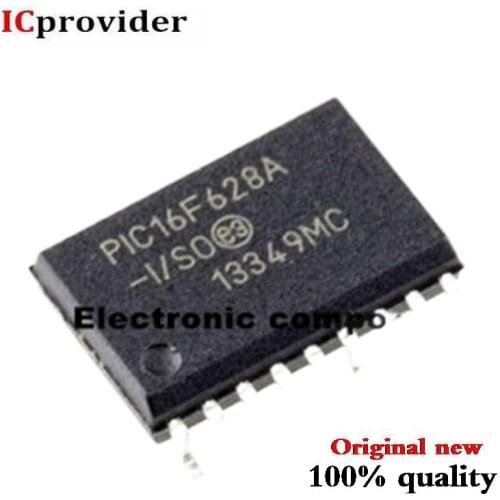 10 PCS PIC16F628A-I/SO SOP-18 PIC16F628A PIC16F628 16F628 FLASH-Based 8-Bit CMOS