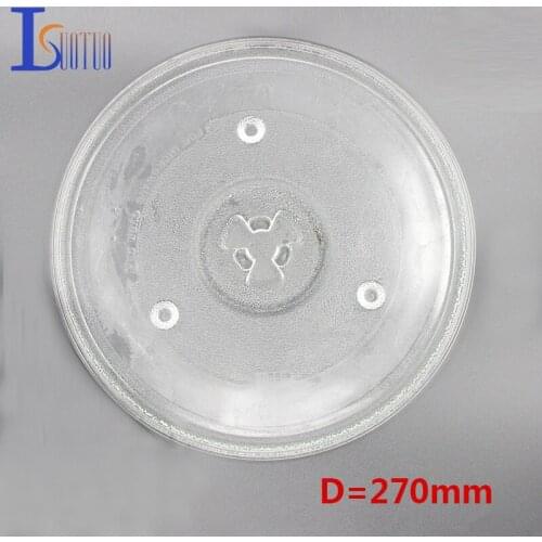 270mm diameter Y shape underside Microwave Glass plate oven turntable genuine original parts