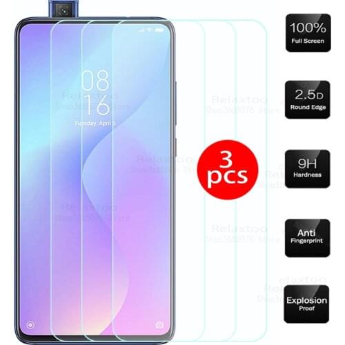3pcs protective Tempered Glass full cover For Xiaomi Mi 9T mi9t Pro Screen Protector kisomi xiomi mi 9 t 9tpro glas safety Film