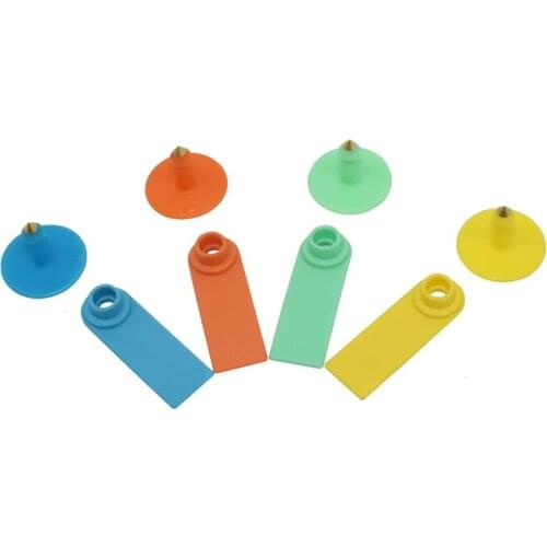 30 sets of animal ear tags without word ear tag animal sheep ear tag farm identification card equipment Animal carrying supplies