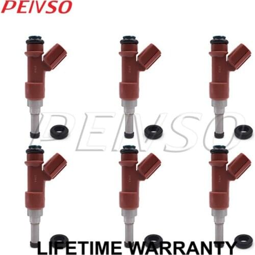 6x 23250-31050 fuel injector for LEXUS EU RX300/330/350 3.5L 2GR 2006~2008