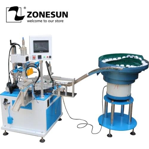 ZONESUN Automatic ZY-819S Customized hot foil stamping machine FOR bottle cap or Cosmetic bottle
