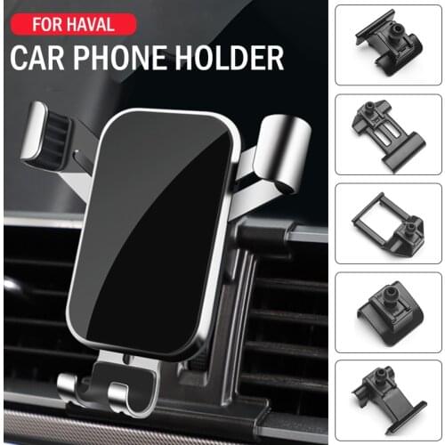 Car Mobile Phone Holder GPS Stand Gravity Navigation Bracket For Haval F5 F7 F7X H2 H6 Coupe H6 Sport M6 H6 10th H6 Platinum