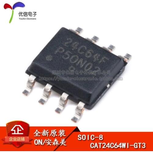 CAT24C64WI-GT3 SOIC-8 EEPROM 64Kbit I2C