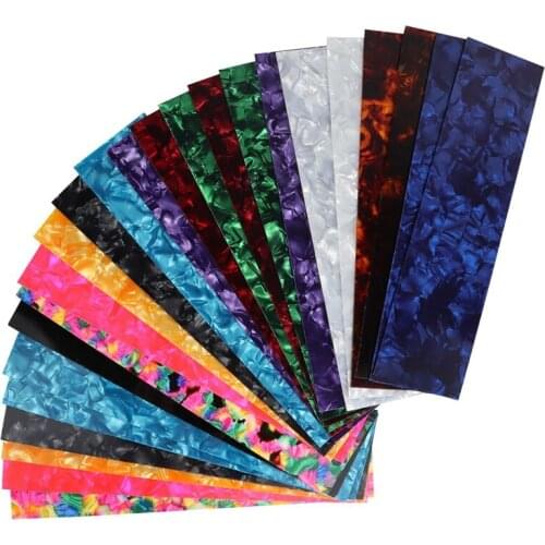 DIY Guitar Pick Punch Sheets Musicians Celluloid Guitar Pick Strips Three Thickness By 0.46/0.71/0.96cm Random Color