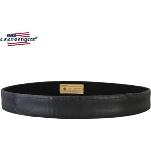 Emersongear Tactical Competitive Inner Belt Hunting Airsoft Military Army Adjustable Hook and Loop Combat Waist Belt BK EM9237