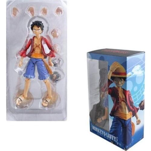 2016 new Japan anime one piece luffy Monkey D 13 joint Movable series collectible pvc action figure model toy childrens 18cm