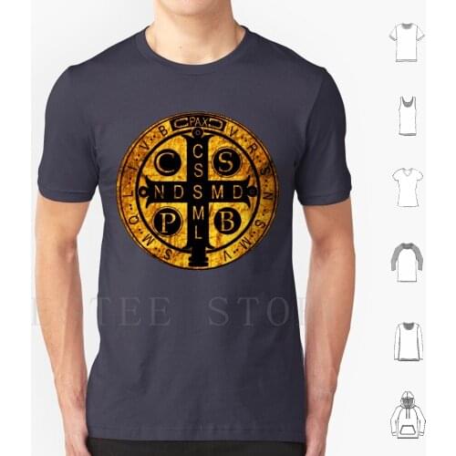 Drink The Poison Yourself T Shirt Men Cotton 6Xl Catholic Religious Supernatural Constantine Saint Benedict Cross Christian