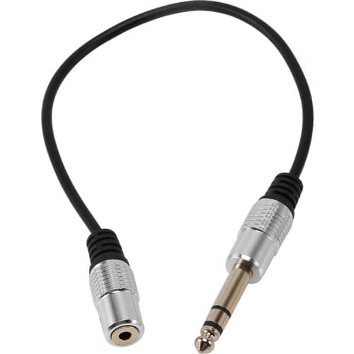 1/4 inch to 3.5mm Stereo Adapter Cable 6.35mm TRS Male to 3.5mm Female Quarter Inch Headphone Jack Converter AUX Connector Cable