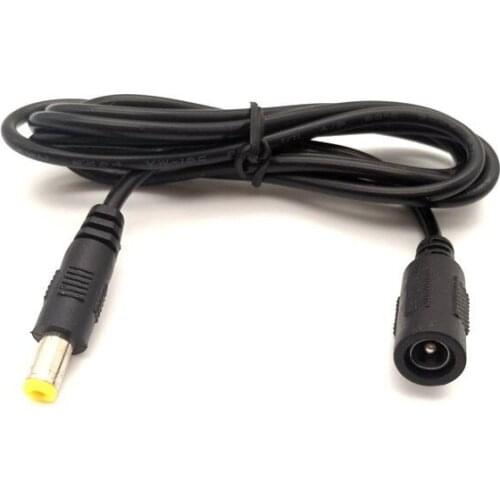 1.2m DC Power 5V 9V 12V 5.5*2.1mm / 5.5x2.1mm Female to Male Plug Cable Extension Power Plug Adapter Connector Cord Jack