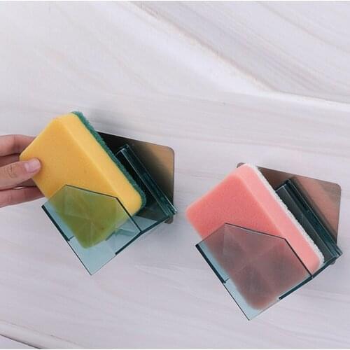 Wall Mounted Wrought Sink Rack Pool Rag Draining Shelf Kitchen Sink Sponge Storage Rack Holder