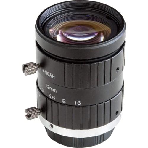 C-Mount Lens for Raspberry Pi HQ Camera, 12mm Focal Length with Manual Focus and Adjustable Aperture