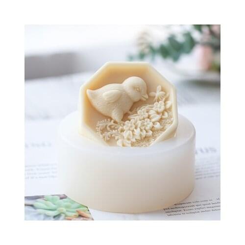 PRZY Chicken Eating Insects Handmade Soap Silicone Mold Silicone Soap DIY Handmade Mold Soap Making Moulds Resin Clay Molds