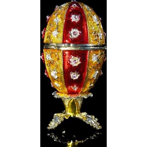 QIFU new arrive metal faberge egg decoration maison
