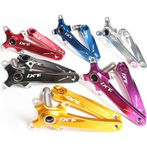 IXF BCD104 mm CNC untralight bike crankset MTB / Road bicycle crank set with BB 6 colors crank for bicycle Cheap DH Crank group