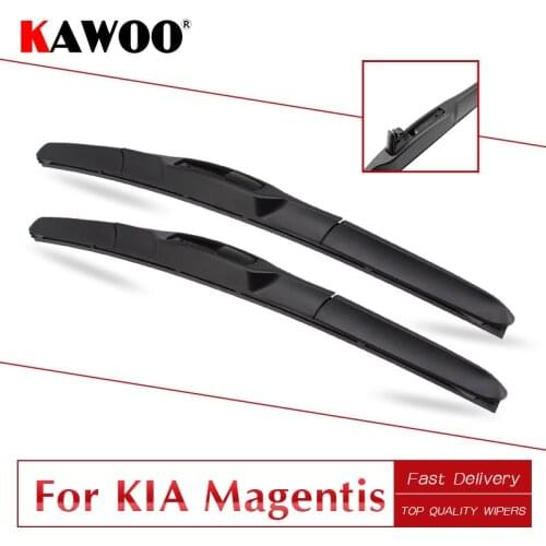 KAWOO For Kia Magentis Car Windcreen Wipers Blades Fit U Hook Arm 2005 2006 2007 2008 2009 2010 2011 2012 2013 2014 2015 2016