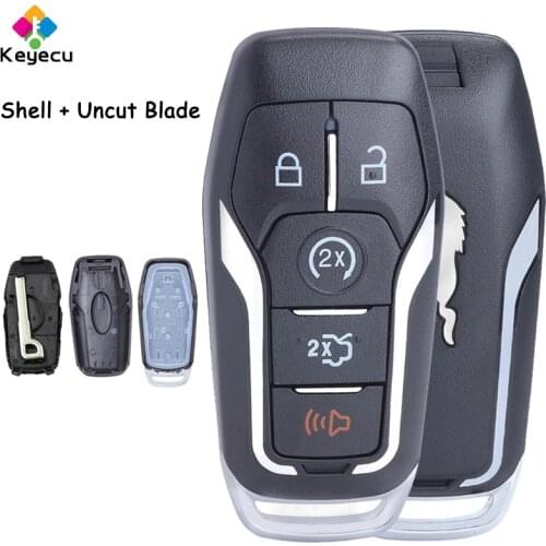 KEYECU Smart Prox Remote Car Key Shell Case With 5 Buttons - FOB for Ford Mustang 2015 2016 2017 2018 2019 2020 M3N-A2C31243300